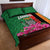 Zambia Quilt Bed Set Icitungu ca Zambia Bougainvillea - Wonder Print Shop