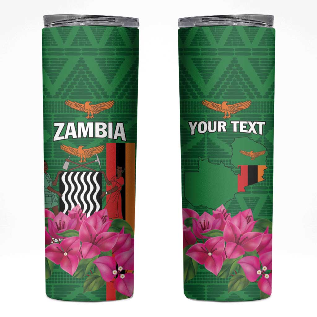 Personalized Zambia Skinny Tumbler Icitungu ca Zambia Bougainvillea