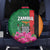 Zambia Spare Tire Cover Icitungu ca Zambia Bougainvillea - Wonder Print Shop