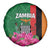 Zambia Spare Tire Cover Icitungu ca Zambia Bougainvillea - Wonder Print Shop