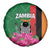 Zambia Spare Tire Cover Icitungu ca Zambia Bougainvillea - Wonder Print Shop