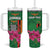 Personalized Zambia Tumbler With Handle Icitungu ca Zambia Bougainvillea