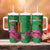 Personalized Zambia Tumbler With Handle Icitungu ca Zambia Bougainvillea