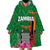 Personalized Zambia Wearable Blanket Hoodie Icitungu ca Zambia Bougainvillea - Wonder Print Shop