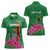 Personalized Zambia Women Polo Shirt Icitungu ca Zambia Bougainvillea - Wonder Print Shop