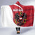 Austria National Day Hooded Blanket Republik Osterreich Black Eagle