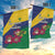 Saint Vincent and the Grenadines Garden Flag Pax et Justitia Cannonball Flower - Wonder Print Shop