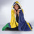 Saint Vincent and the Grenadines Hooded Blanket Pax et Justitia Cannonball Flower