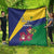 Saint Vincent and the Grenadines Quilt Pax et Justitia Cannonball Flower