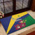 Saint Vincent and the Grenadines Rubber Doormat Pax et Justitia Cannonball Flower - Wonder Print Shop