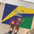 Saint Vincent and the Grenadines Rubber Doormat Pax et Justitia Cannonball Flower - Wonder Print Shop