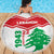 Lebanon Independence Day Beach Blanket Cedrus libani - Wonder Print Shop