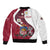 Personalized Latvia Bomber Jacket Dievs sveti Latviju - Wonder Print Shop