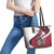 Latvia Leather Tote Bag Dievs sveti Latviju - Wonder Print Shop