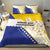 Bosnia and Herzegovina Bedding Set Stars With Golden Lily - Wonder Print Shop