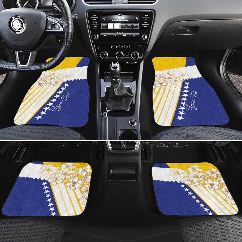 Bosnia and Herzegovina Car Mats Stars With Golden Lily