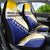 Bosnia and Herzegovina Car Seat Cover Stars With Golden Lily - Wonder Print Shop