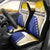 Bosnia and Herzegovina Car Seat Cover Stars With Golden Lily - Wonder Print Shop