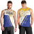 Personalized Bosnia and Herzegovina Men Tank Top Stars With Golden Lily - Wonder Print Shop