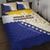 Bosnia and Herzegovina Quilt Bed Set Stars With Golden Lily - Wonder Print Shop