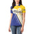 Personalized Bosnia and Herzegovina Women Polo Shirt Stars With Golden Lily - Wonder Print Shop