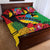 Barbuda Quilt Bed Set Frigate Bird Tropical Style - Wonder Print Shop