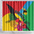 Barbuda Shower Curtain Frigate Bird Tropical Style - Wonder Print Shop