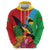 Personalised Barbuda Zip Hoodie Frigate Bird Tropical Style - Wonder Print Shop