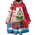 Personalised Bermuda Wearable Blanket Hoodie Quo Fata Ferunt