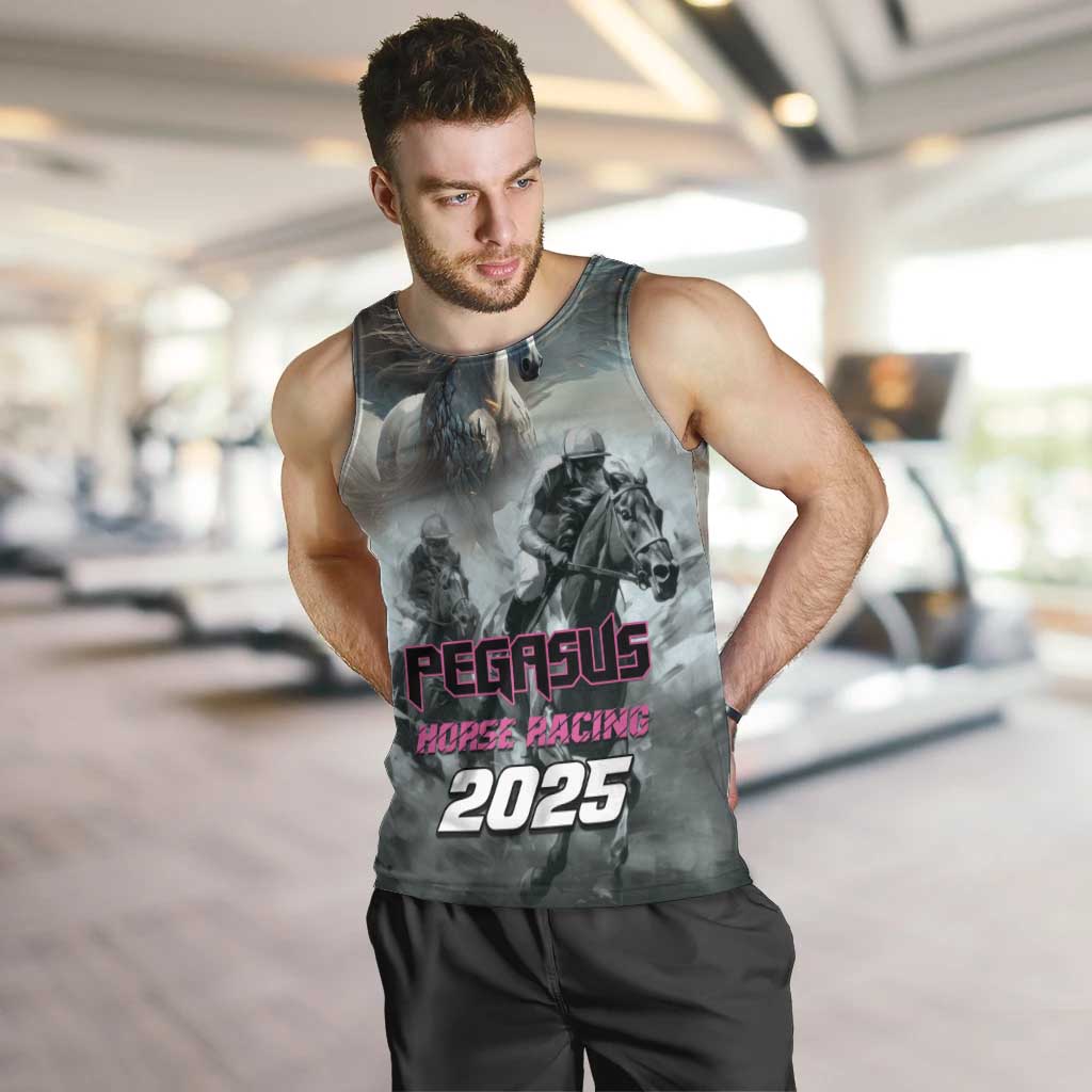 Personalized Pegasus Horse Racing 2025 Men Tank Top Soar to Victory