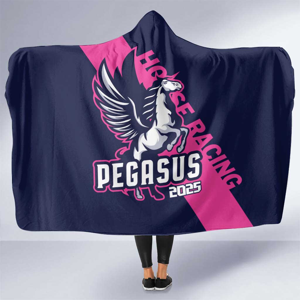 Pegasus Horse Racing 2025 Hooded Blanket Where Champions Rise