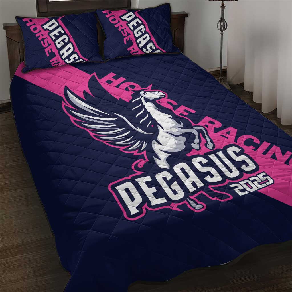 Pegasus Horse Racing 2025 Quilt Bed Set Where Champions Rise - Wonder Print Shop