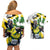 Jamaica Couples Matching Off Shoulder Short Dress and Hawaiian Shirt Proud to be Lightning Bolt - Wonder Print Shop