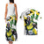 Jamaica Couples Matching Tank Maxi Dress and Hawaiian Shirt Proud to be Lightning Bolt - Wonder Print Shop