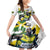 Jamaica Family Matching Mermaid Dress and Hawaiian Shirt Proud to be Lightning Bolt - Wonder Print Shop