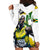 Jamaica Hoodie Dress Proud to be Lightning Bolt - Wonder Print Shop