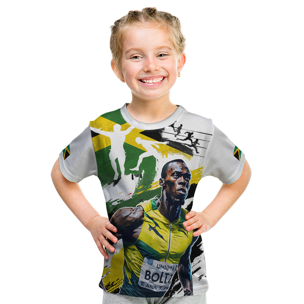 Jamaica Kid T Shirt Proud to be Lightning Bolt