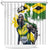 Jamaica Shower Curtain Proud to be Lightning Bolt