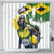 Jamaica Shower Curtain Proud to be Lightning Bolt