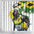 Jamaica Shower Curtain Proud to be Lightning Bolt