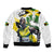 Jamaica Sleeve Zip Bomber Jacket Proud to be Lightning Bolt