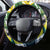 Jamaica Steering Wheel Cover Proud to be Lightning Bolt