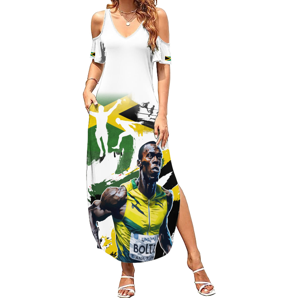 Jamaica Summer Maxi Dress Proud to be Lightning Bolt