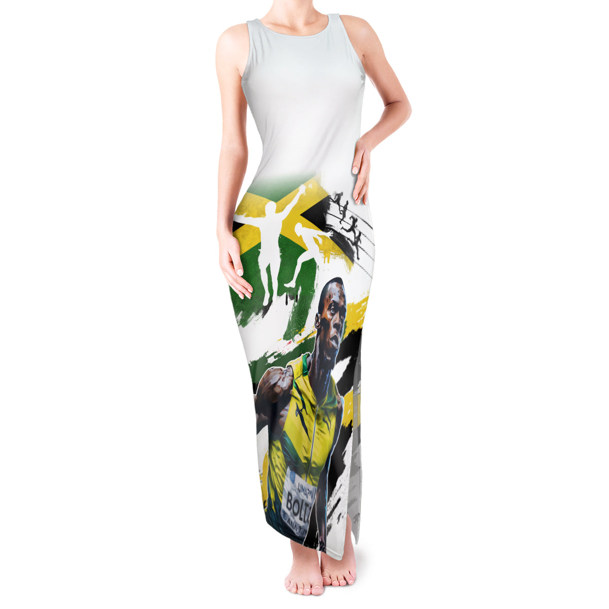 Jamaica Tank Maxi Dress Proud to be Lightning Bolt