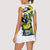 Jamaica Women Sleeveless Polo Shirt Proud to be Lightning Bolt