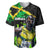 Jamaica Lightning Bolt Baseball Jersey Proud of Jumieka Splash Style Black Color - Wonder Print Shop