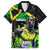 Jamaica Lightning Bolt Hawaiian Shirt Proud of Jumieka Splash Style Black Color - Wonder Print Shop