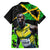 Jamaica Lightning Bolt Hawaiian Shirt Proud of Jumieka Splash Style Black Color - Wonder Print Shop