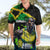 Jamaica Lightning Bolt Hawaiian Shirt Proud of Jumieka Splash Style Black Color - Wonder Print Shop