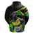 Jamaica Lightning Bolt Hoodie Proud of Jumieka Splash Style Black Color - Wonder Print Shop